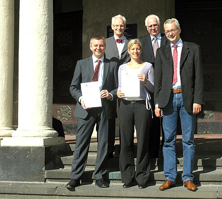 Gruppenbild der Preisträger 2010