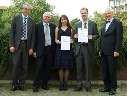 Gruppenbild der Preisträger 2012